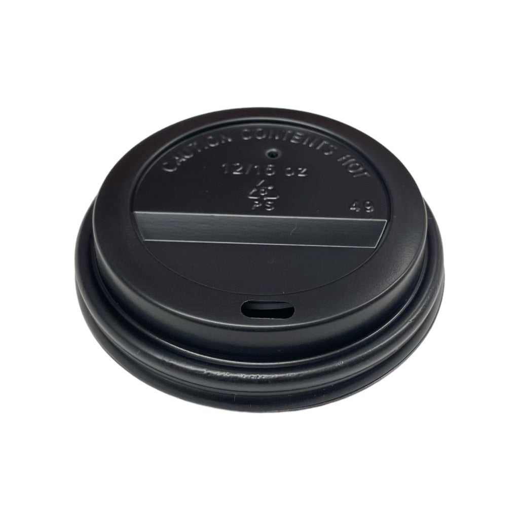 12/16oz Sip Thru Black Lids