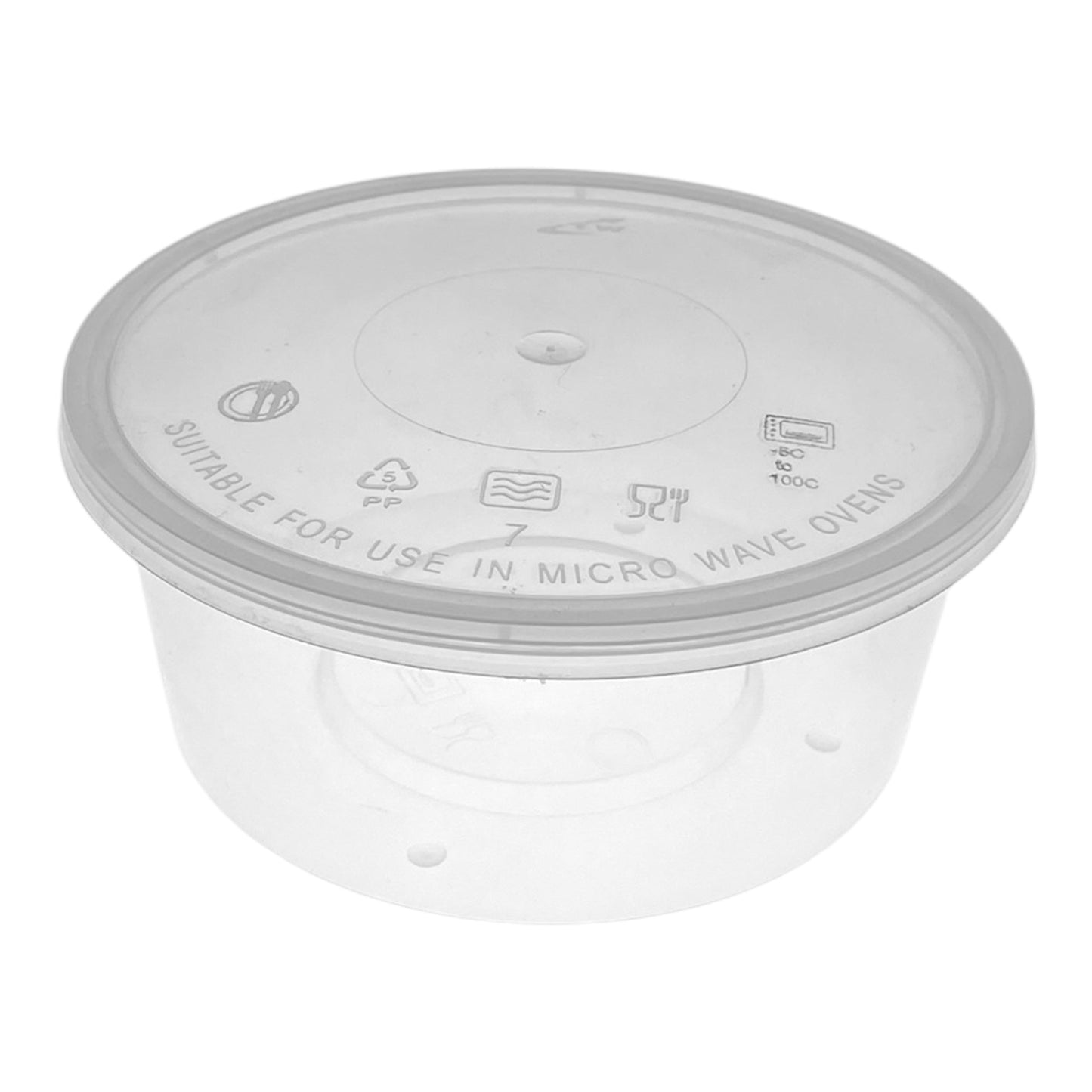Satco Round Microwavable Container