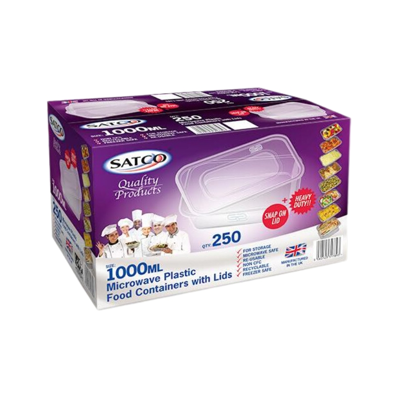 Satco 1000ml Plastic Container