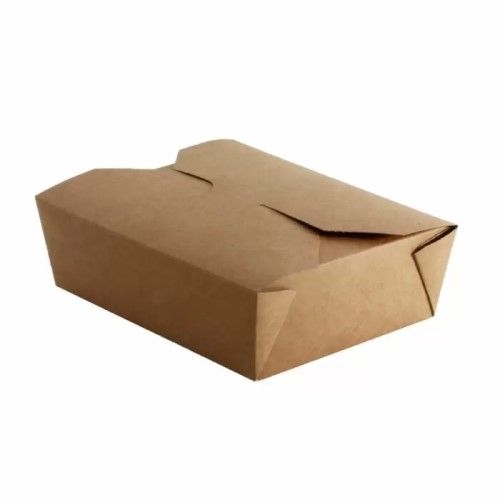 No5 Kraft Biodegradable Leakproof Container