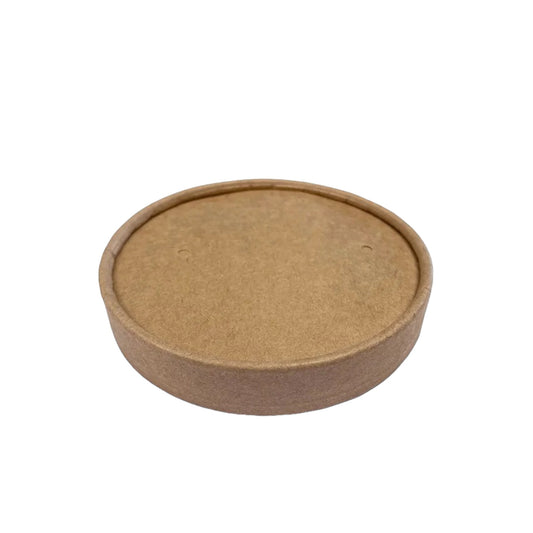 16oz Kraft Soup Cup Lid PE