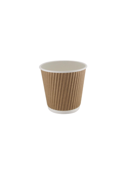 4oz Ripple Kraft Paper Cup