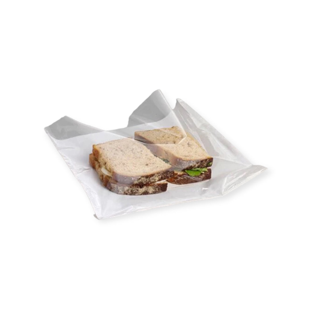 250x250mm Paper Film Fronted Sulphite White Bag