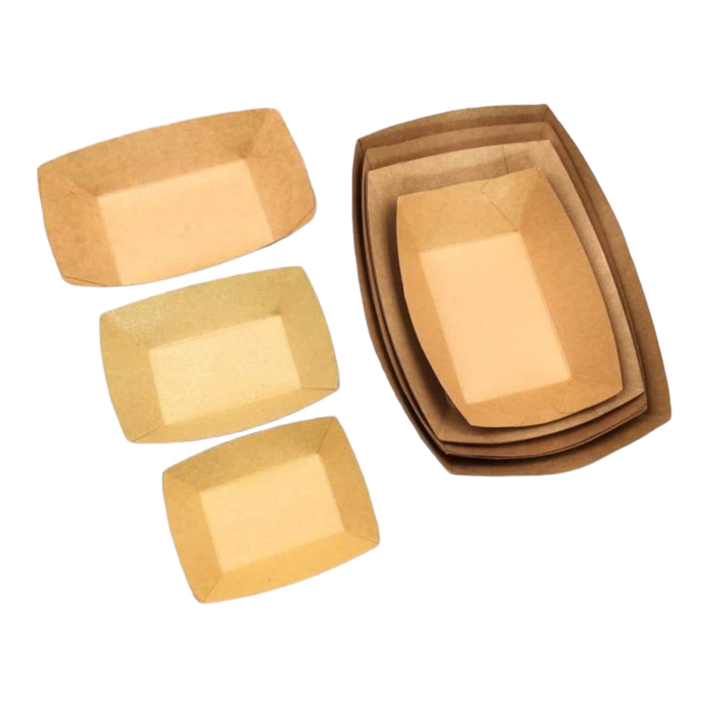 Kraft Greaseproof Food Tray