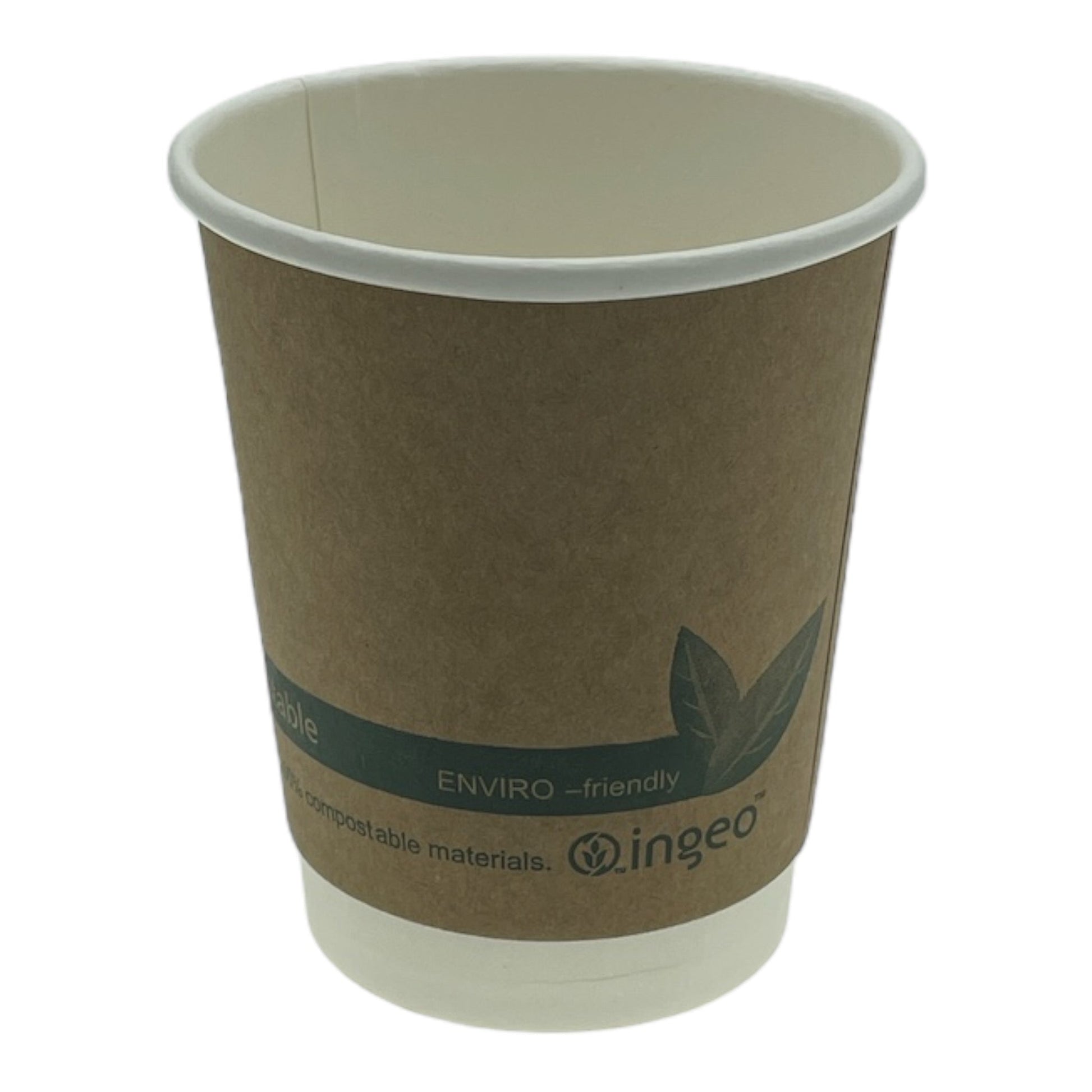 Kraft Compostable Double Wall Paper Cups
