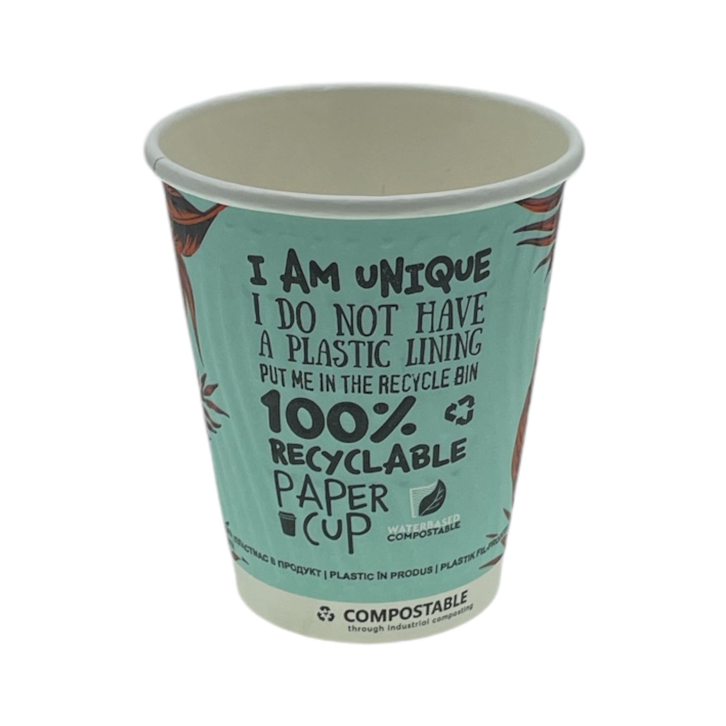 Nature Compostable Double Wall Paper Cups