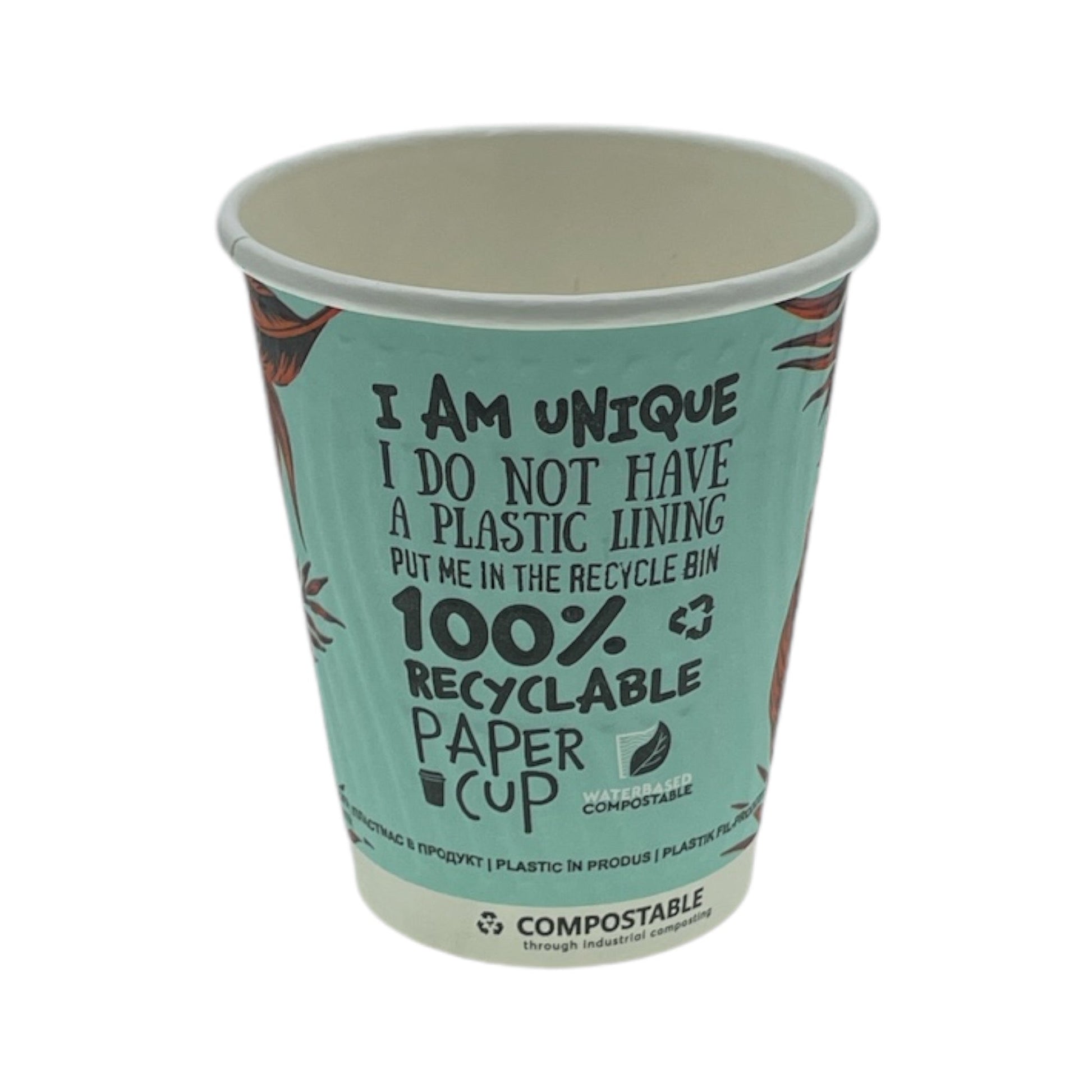 Nature Compostable Double Wall Paper Cups