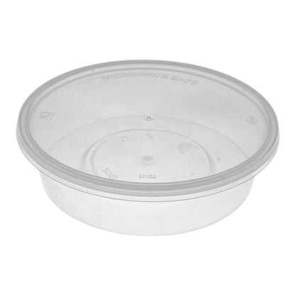 Round Plastic Container with Lids (3 Sizes)