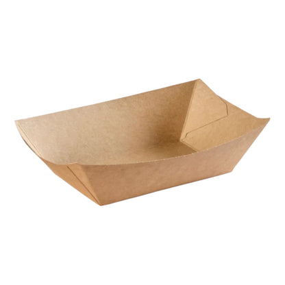 Kraft Greaseproof Food Tray (3 Sizes)
