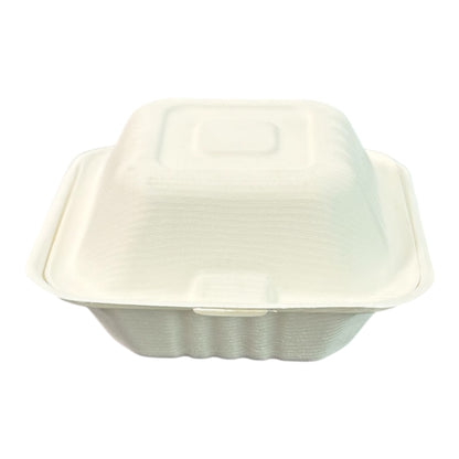 6inch Bagasse Burger Box