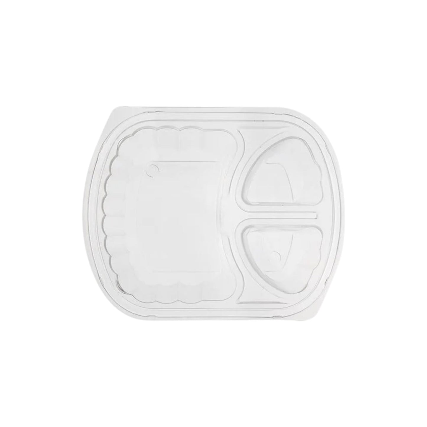 3 Compartment Sugarcane Container with Lid