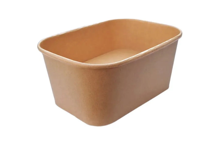 1000ml Rectangular Kraft Bowl (Base)