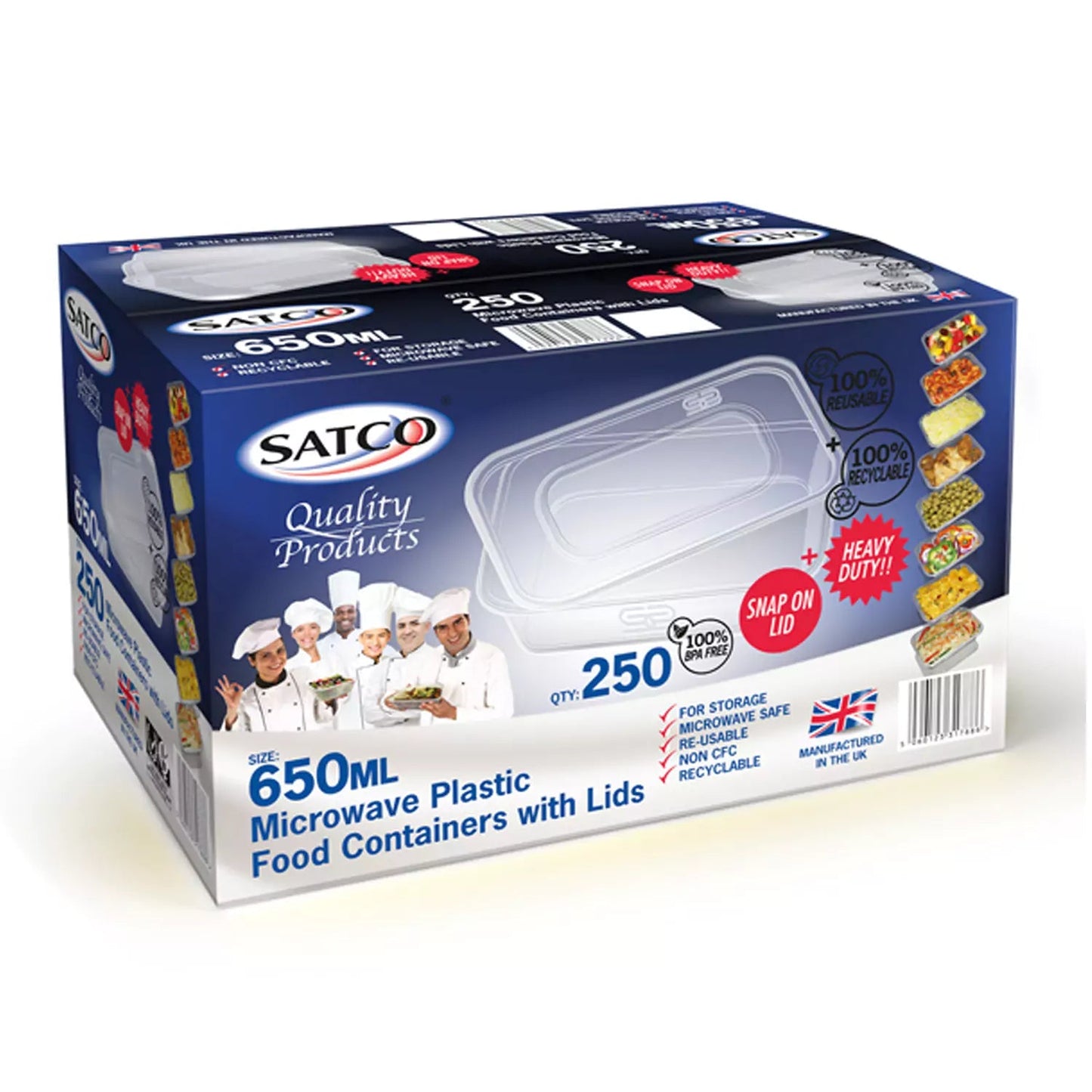 Satco_650ml Microwavable Container