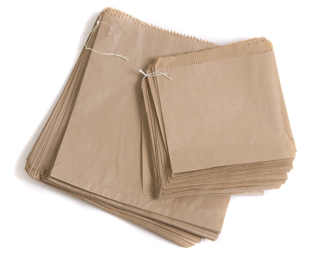 10x10 Strung Brown Paper Bag
