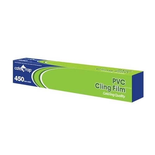 Venuscello PVC Clear Cling Film – 450mm X 300m – Catering & Kitchen Food Wrap