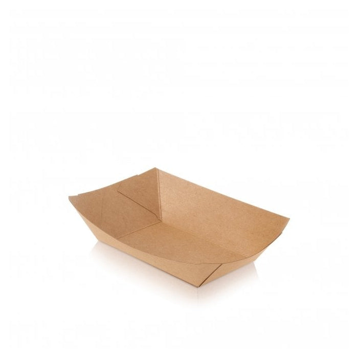 Small Kraft Greaseproof Food Trays