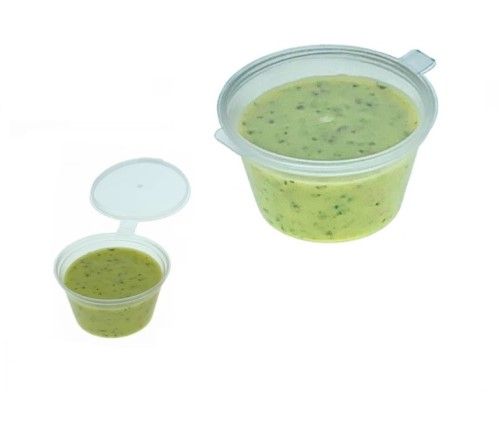 1oz Hinged Round Sauce Pot