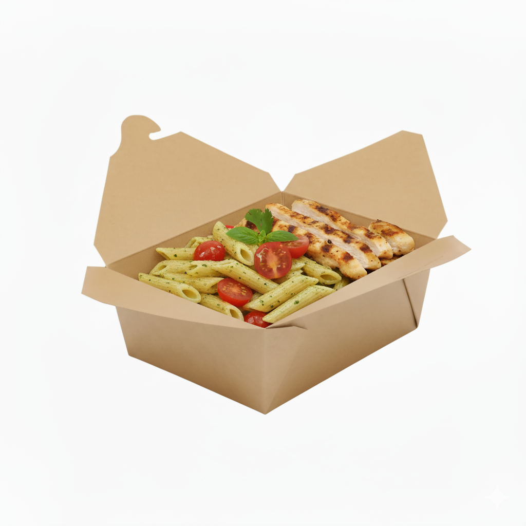 Kraft deli leakproof food box (7 Sizes)
