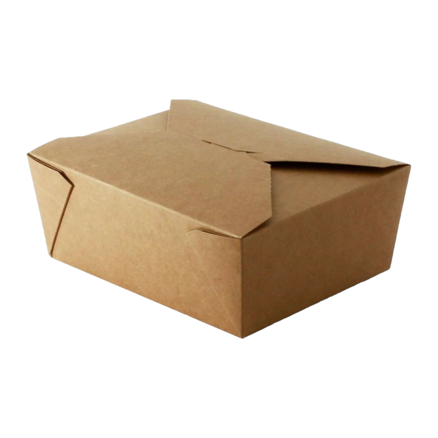 Kraft Compostable Leakproof Container (5 Sizes)