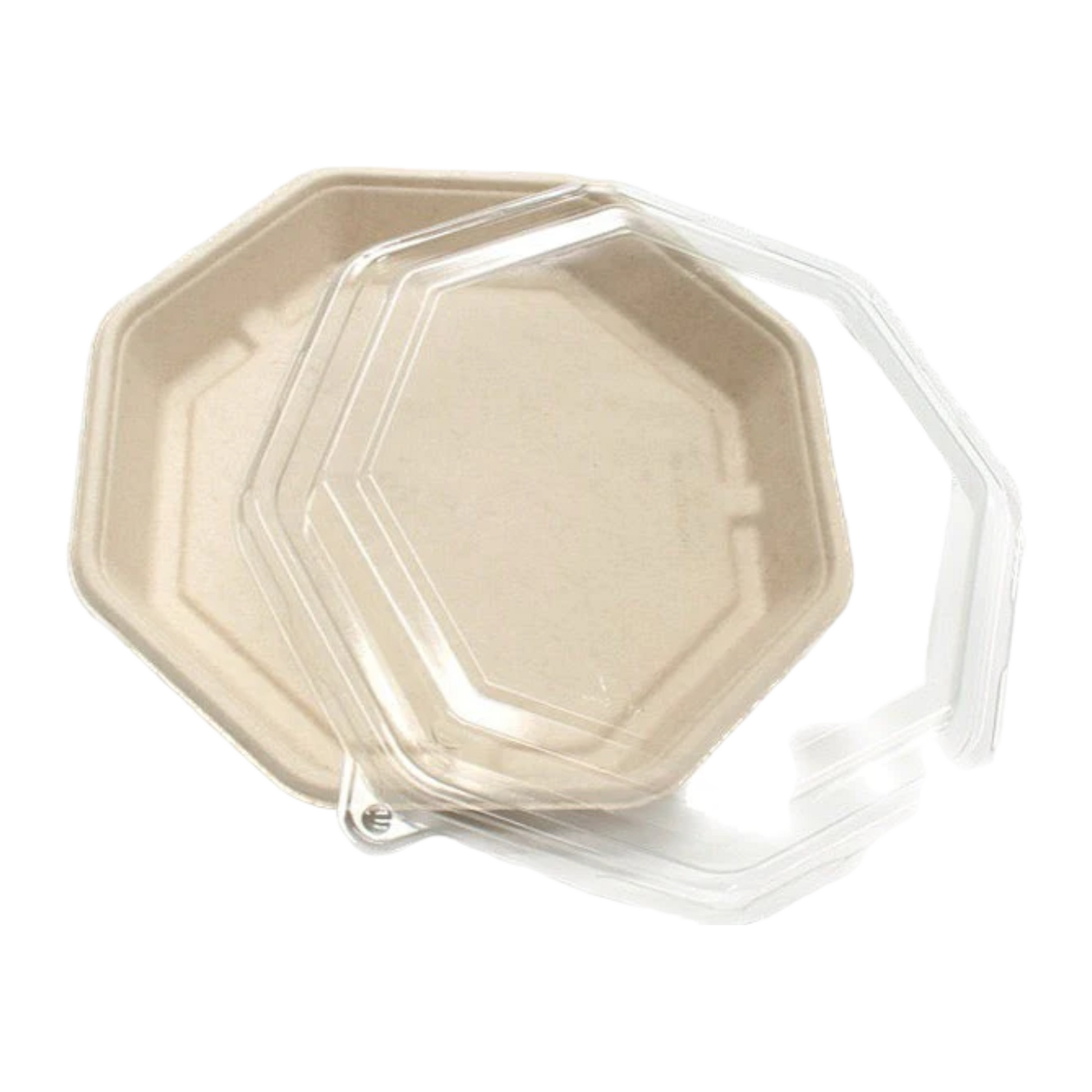 Sabert Octagonal Pulp Plate (Base)