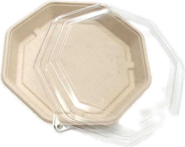 Sabert RPET LID for Octagonal Pulp Plate