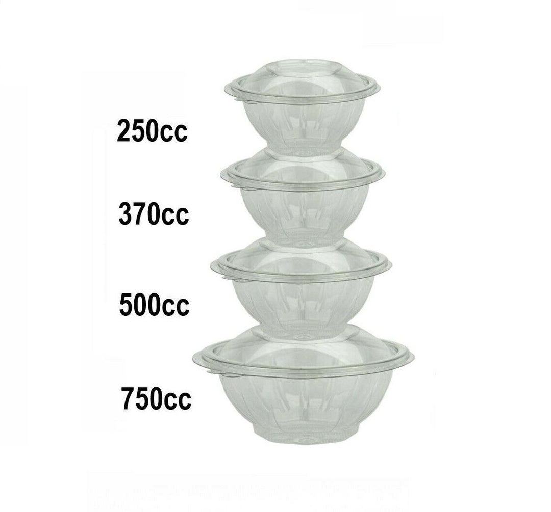 Somoplast [987] 250cc Hinged Round Salad Bowl