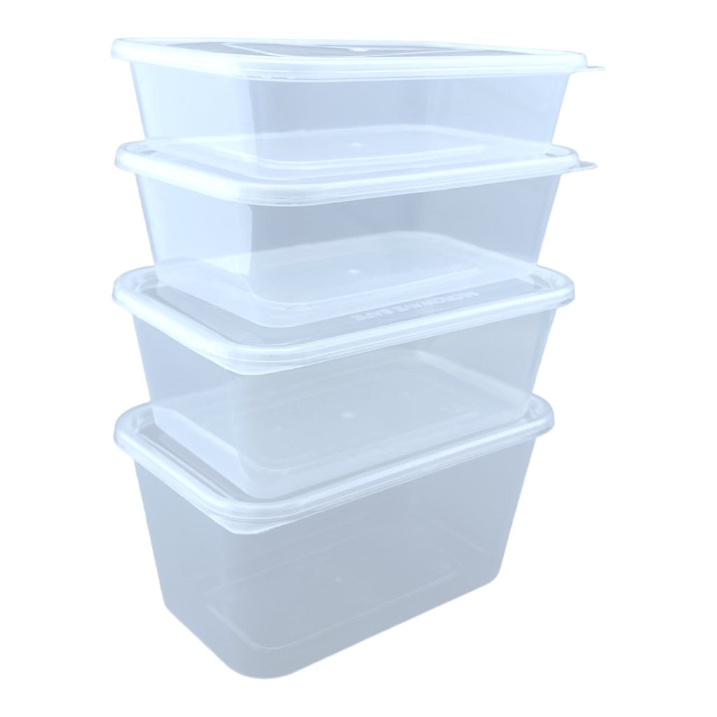 500ml Super-Heavy Plastic Container With Lid