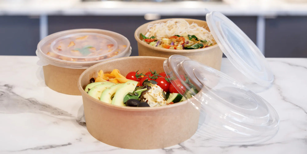 PP Kraft 1300ml Bowl Lids